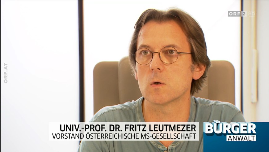 Univ. Prof. Dr. Fritz Leutmezer in der ORF 2-Sendung Bürgeranwalt vom 26.9.2020, Screenshot, Copyright: ORF