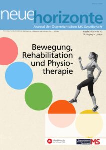 Neue Horizonte 1/2024, Nr. 206, Journal der Österreichischen MS-Gesellschaft, Medieninhaber und Herausgeber: Österreichische MS-Gesellschaft. Für den Inhalt verantwortlich: Österreichische Multiple-Sklerose-Gesellschaft, 1097 Wien, Postfach 19, Tel.: 0664 368 60 01